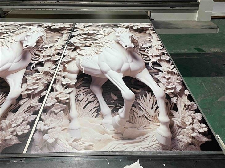 3D Printing Simulation Painting Pvc Marble Sheet high quality
