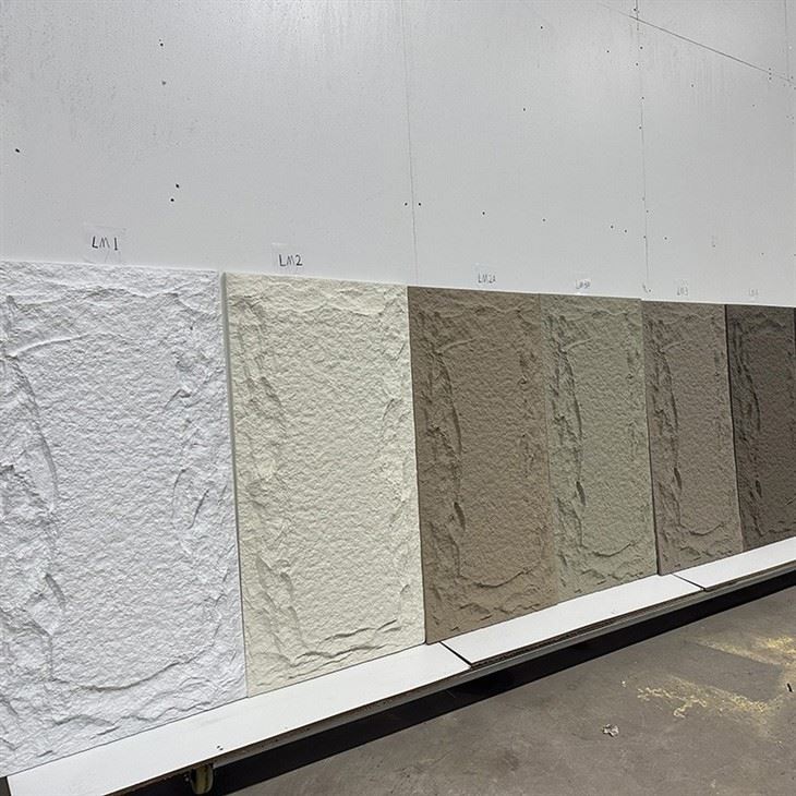600mm Width 25mm Thickness Pu Stone Wall Panel