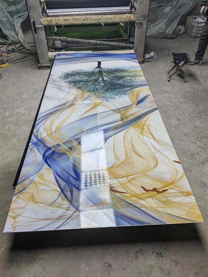 Flexible High Glossy Pvc Marble Uv Board