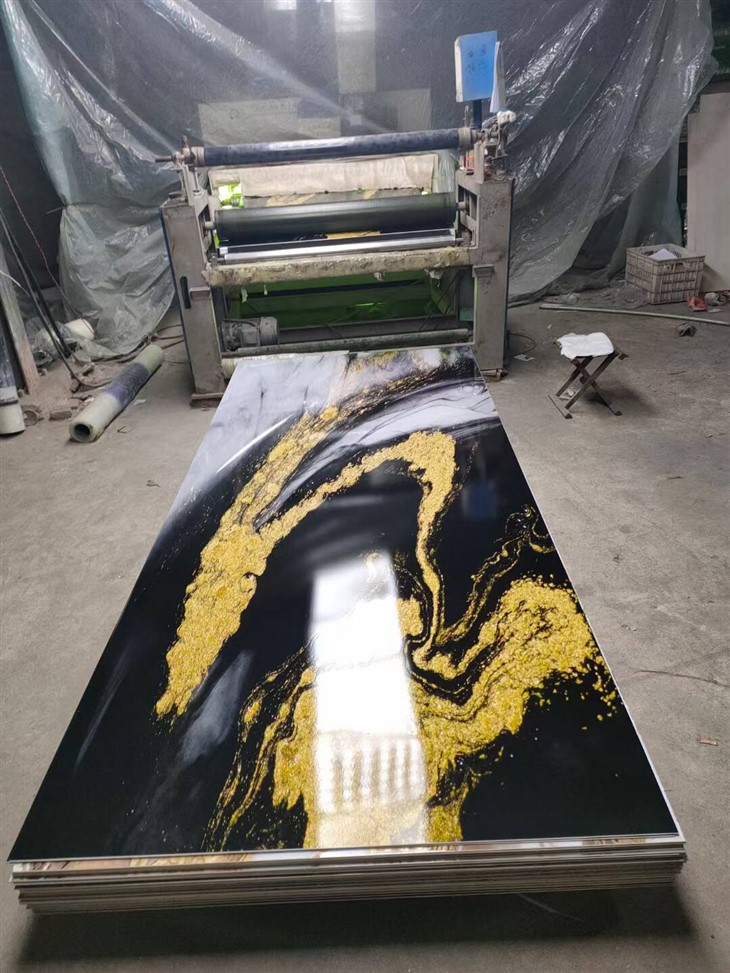 Flexible High Glossy Pvc Marble Uv Board