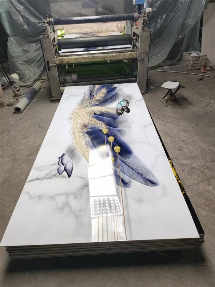 Flexible High Glossy Pvc Marble Uv Board