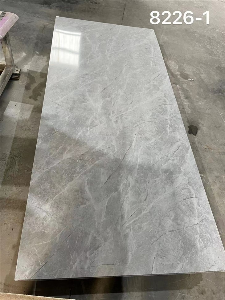 High Glossy Coating Pvc Marble Panels Uv Plastic Marble