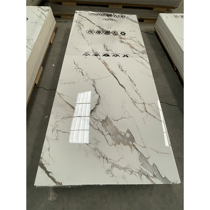 Fast Delivery Embossed PVC Marble Sheet