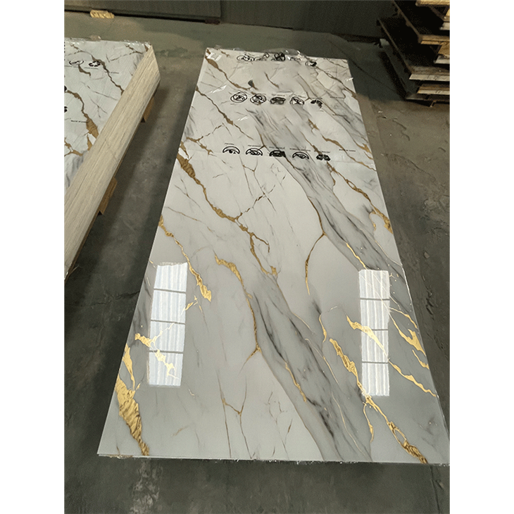 Fast Delivery Embossed PVC Marble Sheet