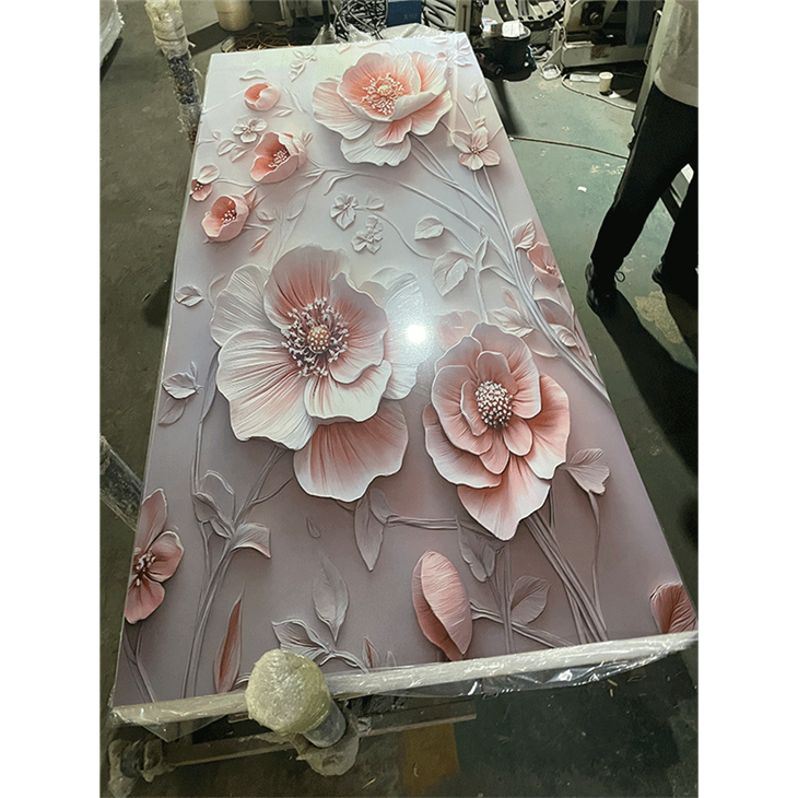 High Glossy 3D PVC Marble Sheet price