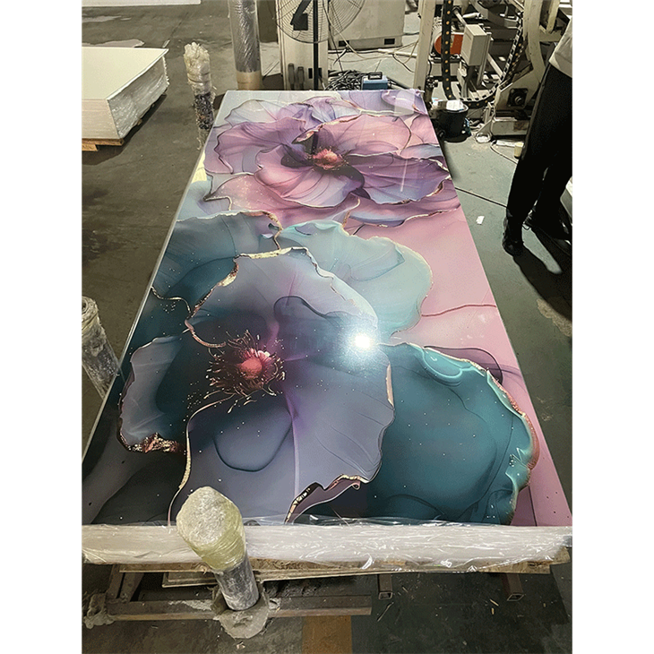High Glossy 3D PVC Marble Sheet manufacturers